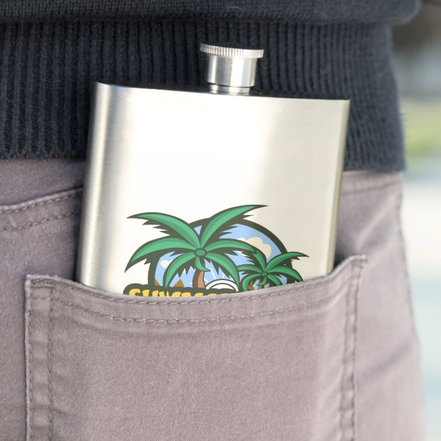 Summer Mood Hip Flask (In Situ)