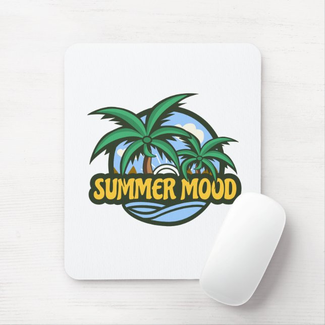 Summer Mood Mouse Pad (With Mouse)