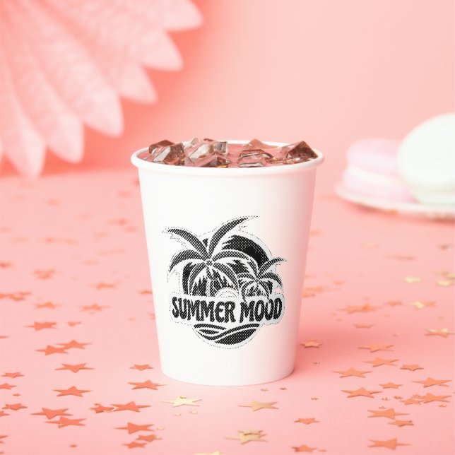 Summer Mood Paper Cups (Insitu)