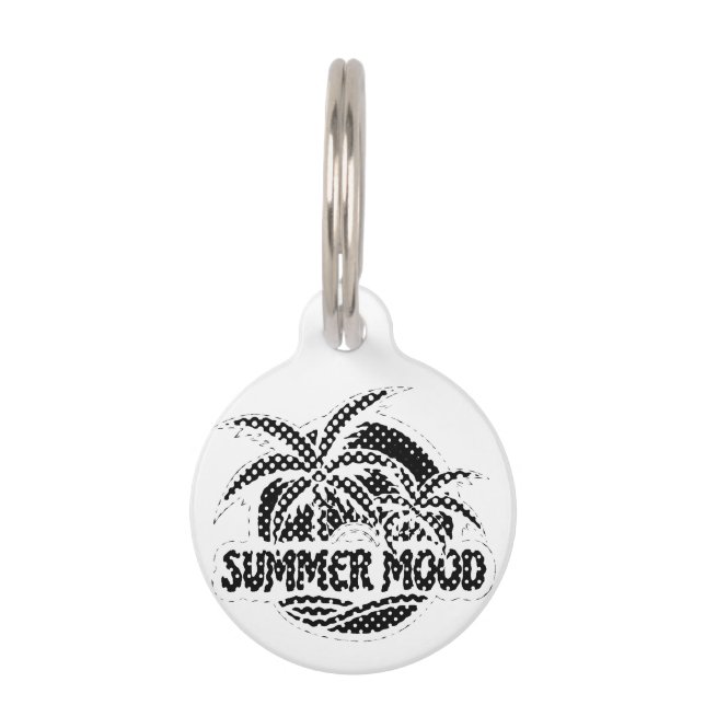 Summer Mood Pet Tag (Front)