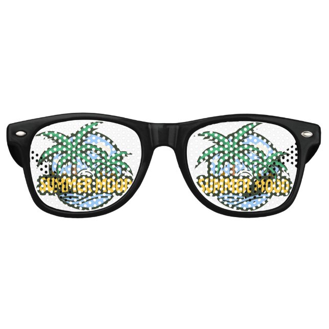 Summer Mood Retro Sunglasses (Front)