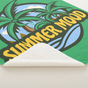Summer Mood Sherpa Blanket
