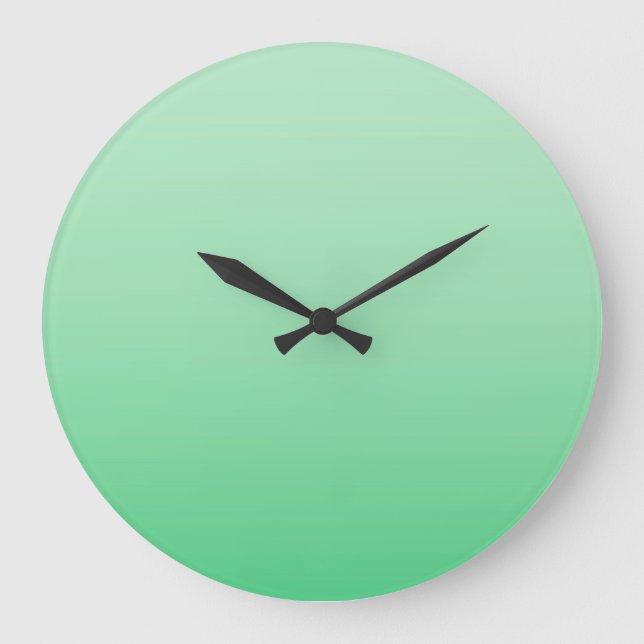 SUMMER MOOD – Soft Meadow | deep to light |  Large Clock (Front)