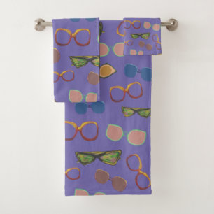 Summer Mood Sunglasses Art Towel Set