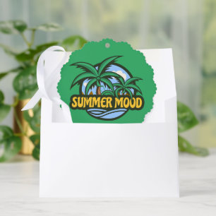Summer Mood Tree Decoration Card