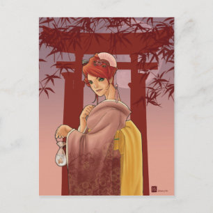 Summer Moon postcard