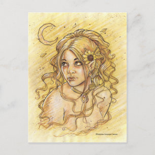 Summer Moon Postcard