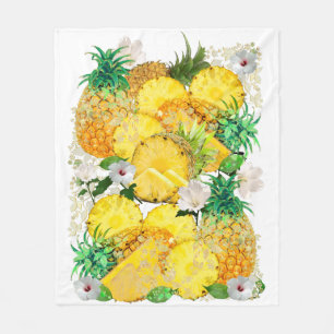 Summer Morning in Madeira Fleece Blanket