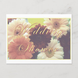 Summer Morning Wedding Shower Daisy PostCard