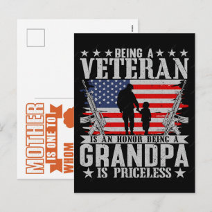 Summer, Mother's Day, Father's Day, Memorial Day Holiday Postcard
