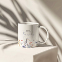 Summer Multicolor Wildflower Mrs Newlywed Bride
