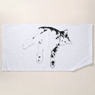 Summer Nap Vibes Beach Towel