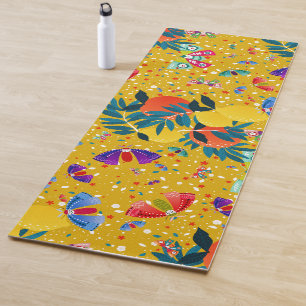 Summer Natural Citrus Grove  Yoga Mat
