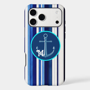Summer Navy Blue Boat Trendy Stripes Collection