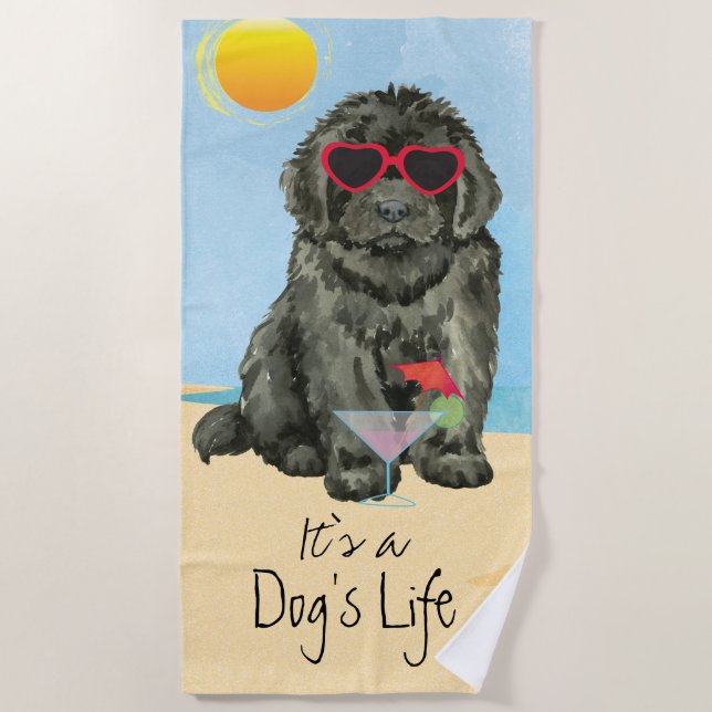 Summer Newfoundland Beach Towel (Front)