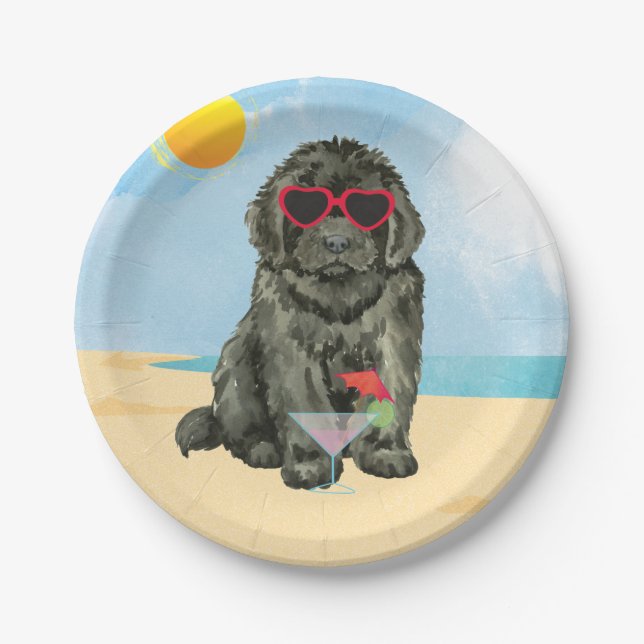 Summer Newfoundland Paper Plate (Front)