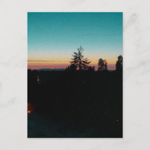Summer night in the Pacific Northwest Holiday Postcard