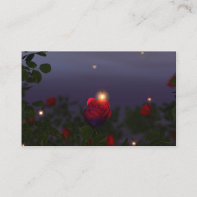 Summer Nightlights Bookmarks Business Card (Front)