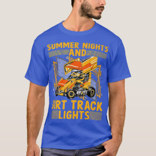 Summer Nights and Dirt Track Lights Sprint Car1048 T-Shirt