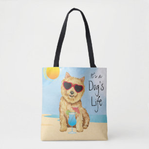 Summer Norwich Terrier Tote Bag