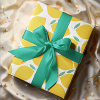 Summer Novelty Lemon-Pattern Printed