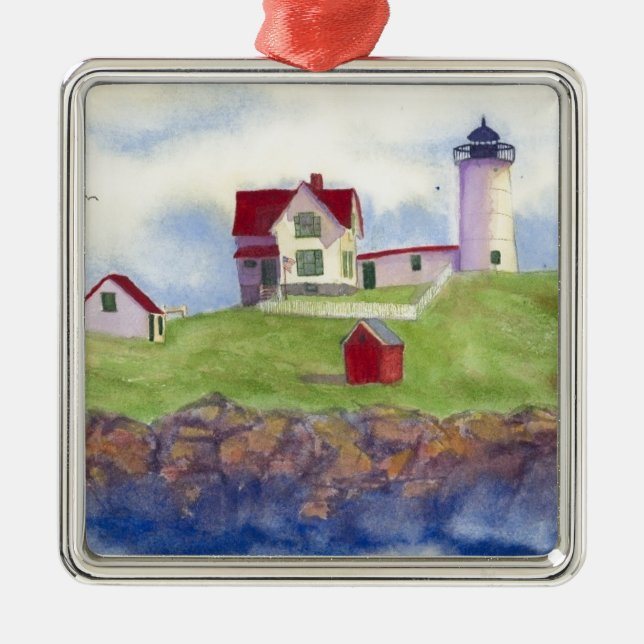 summer nubble metal tree decoration (Front)