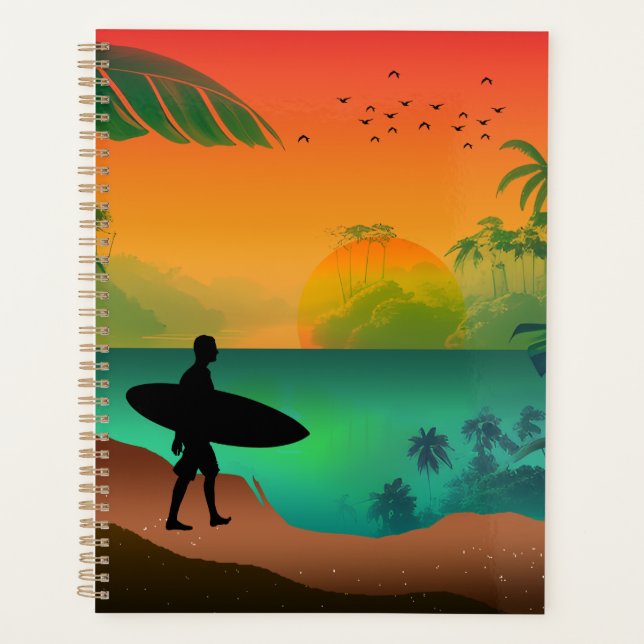 Summer ocean paradise planner (Front)