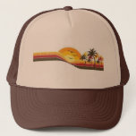 Summer of 1978 Hat<br><div class="desc">retro summer design 70s sunset palms</div>