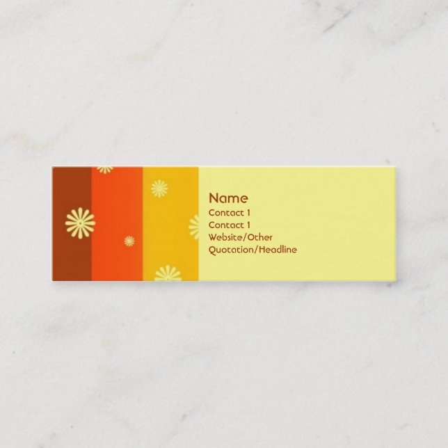 Summer of 74 mini business card (Front)