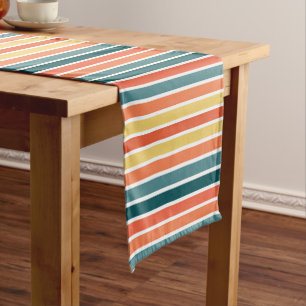 Summer of '77 Stripes Short Table Runner