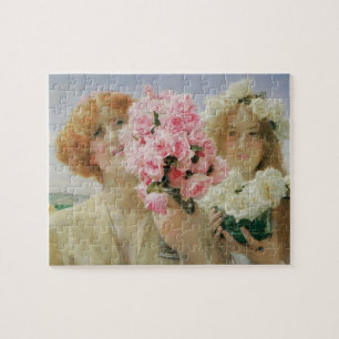 Summer Offering by Sir Lawrence Alma-Tadema Jigsaw Puzzle