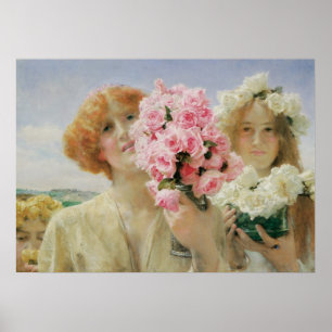 Summer Offering by Sir Lawrence Alma-Tadema Poster