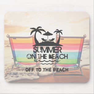 Summer on the  Beach   Personalised Mouse Pad