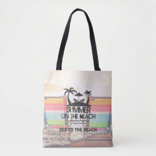 Summer on the Beach Personalised Tote Bag