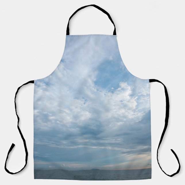 Summer on the beach with sunset sky. Copy space. M Apron (Front)