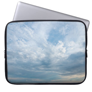 Summer on the beach with sunset sky. Copy space. M Laptop Sleeve