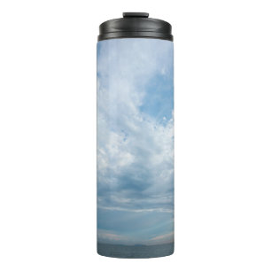 Summer on the beach with sunset sky. Copy space. M Thermal Tumbler