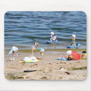 Summer on the beach with the Fubby's Mouse Pad