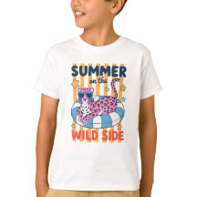 Summer on the Wild Side Leopard Pool Float Design
