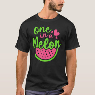 Summer  One In A Melon   Boys Girls   Watermelon T-Shirt