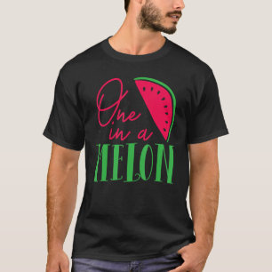 Summer  One In A Melon   Boys Girls Watermelon T-Shirt