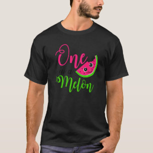 Summer One In A Melon Cool Boys Girls Watermelon T-Shirt