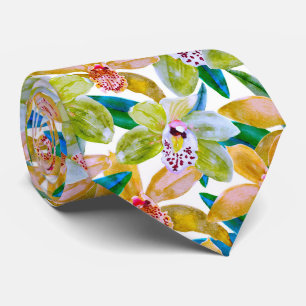 Summer Orchid Tie