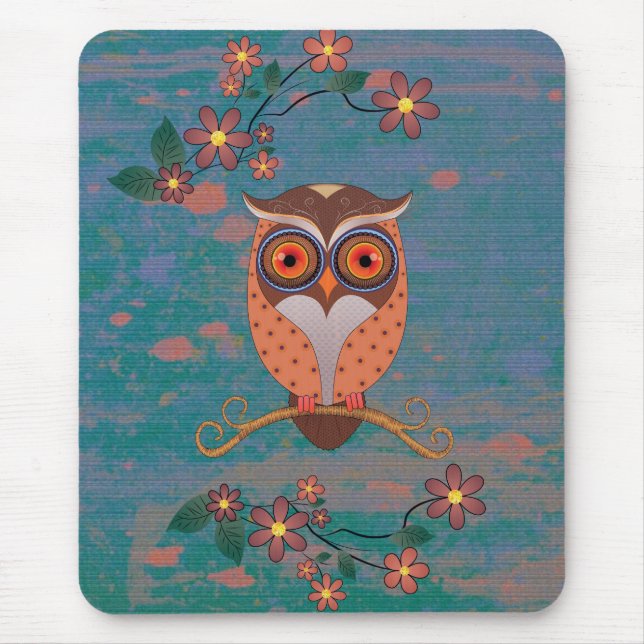 Summer Owl, Mousepad (Front)