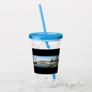 Summer Palace Boats Acrylic Tumbler