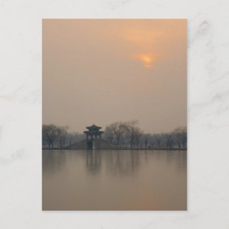 Summer Palace Sunset Postcard