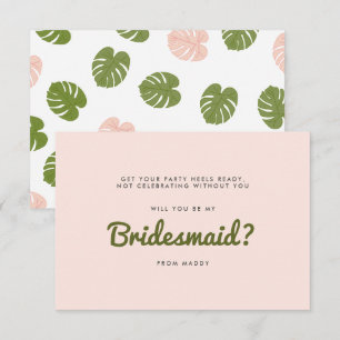 Summer Palm Invitation