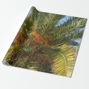 summer, palm, leaf, tropical, tree, nature, plant, wrapping paper