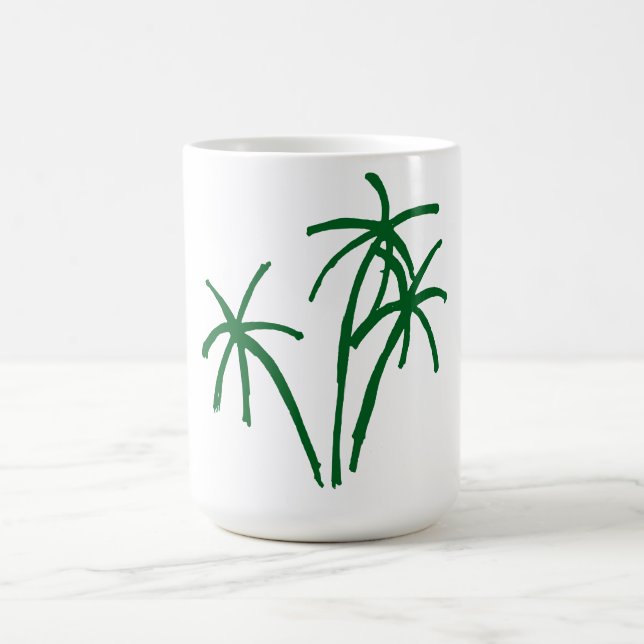  Summer Palm Tree Coffee Mug (Center)