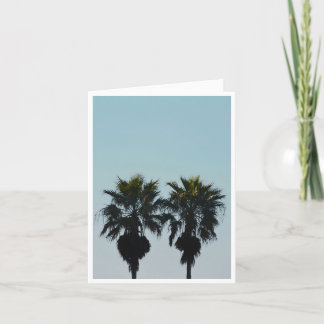 Summer Palm Trees Card